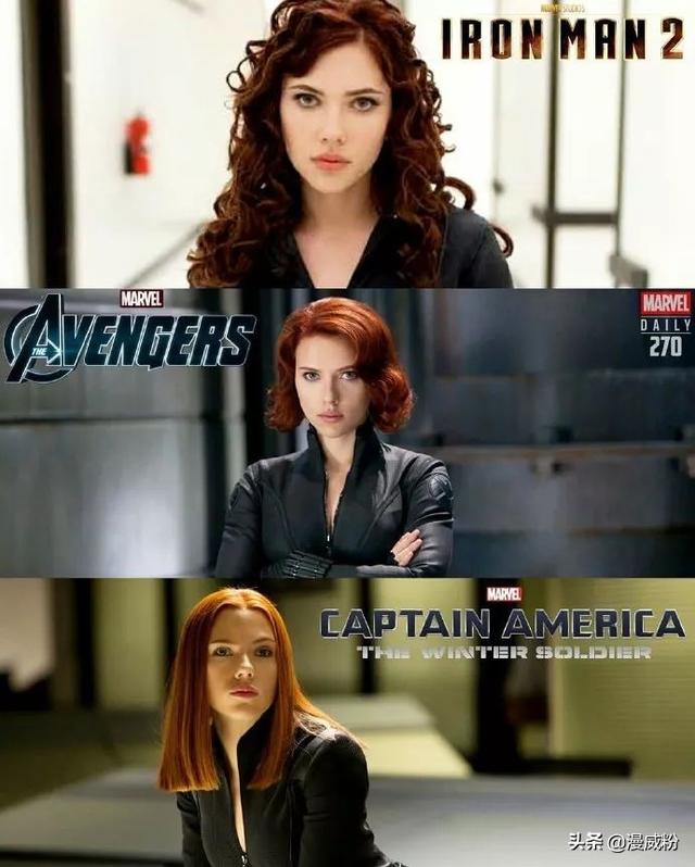 漫威女神斯嘉丽·约翰逊塑造的9个黑寡妇形象,你最喜欢哪个?