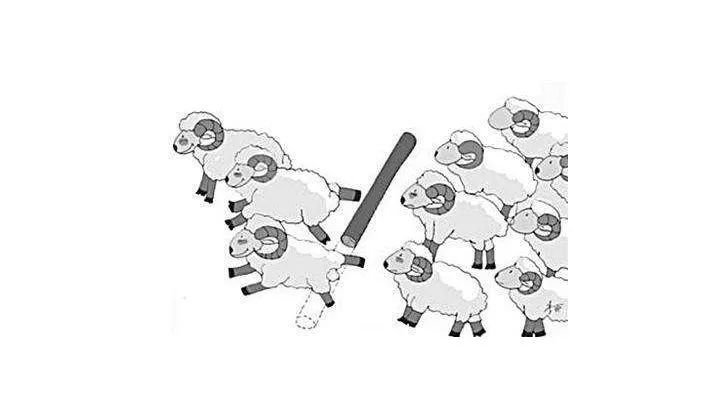 每当李诞被人表扬时,总会有更多的人表达对他的喜爱,这叫羊群效应.