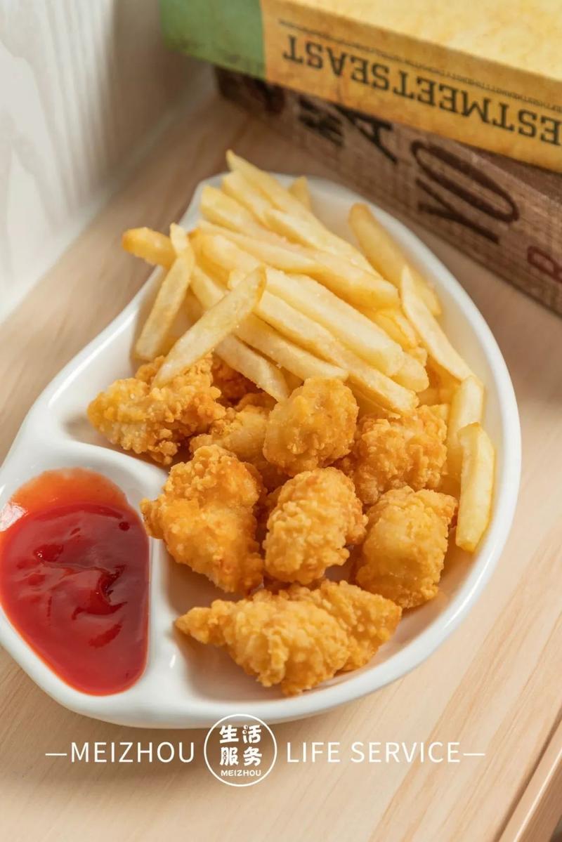 超人气的小吃拼盘延续精致的摆盘从未失望过的正点口味鸡米花 薯条"咔