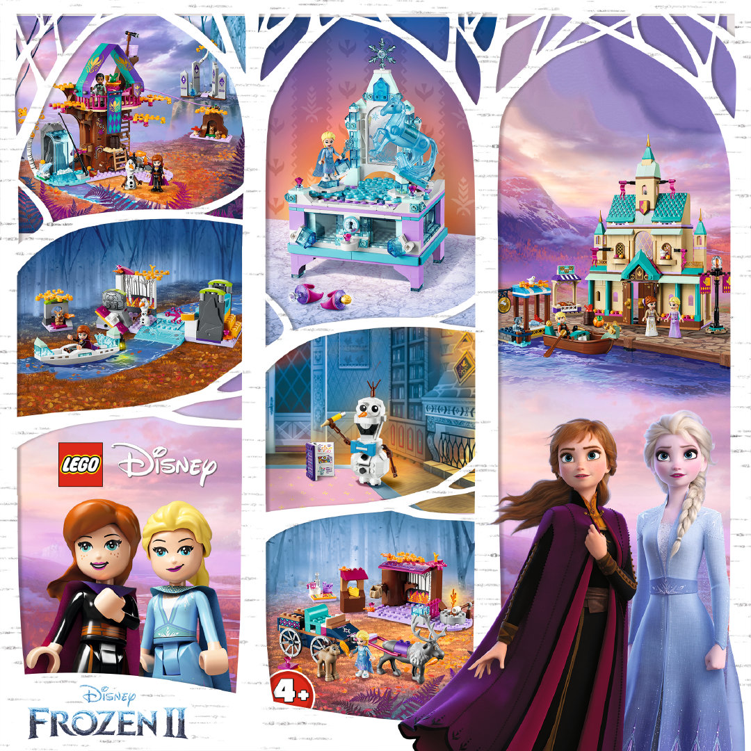 LEGO Disney 43197 Eispalast: Offizielle Bilder vom großen D2C-Set