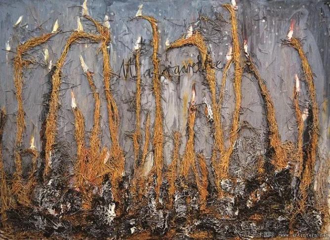 基弗《你的金色头发,马格丽特》1981作为战后出生的德国人,基弗用自己