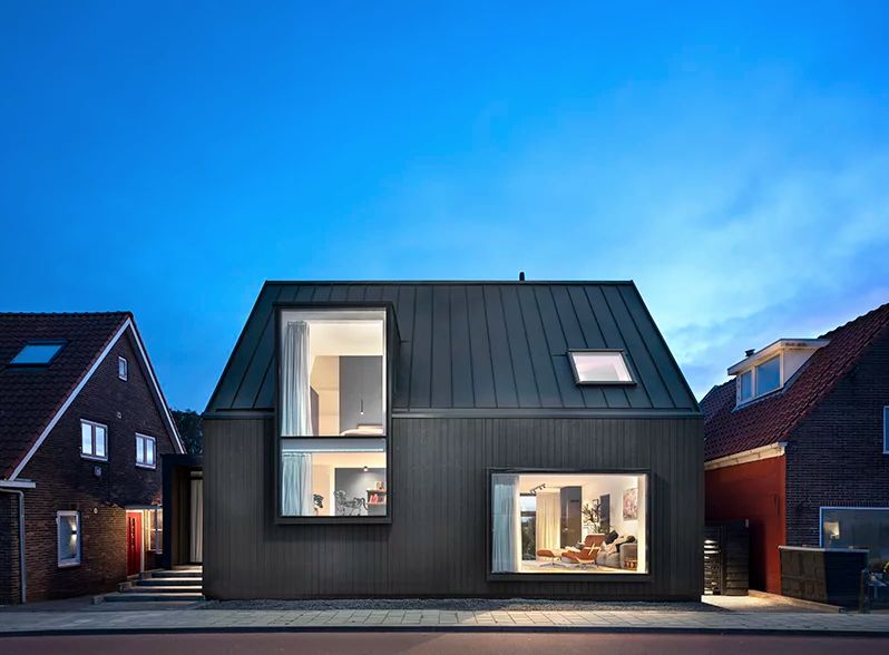 洗眼睛丨玻璃大窗,水景房,阁楼,小屋.这简直就是dream house!