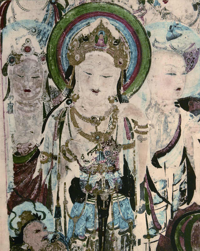 在位于大兴的东方宝笈艺术馆,将免费展出"北京榜样"李东方的丝路壁画