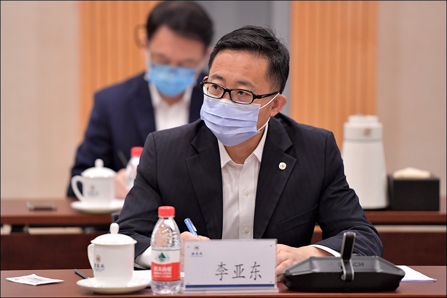 防疫抗疫丨李亚东出席中央企业远程医疗平台项目发起人大会