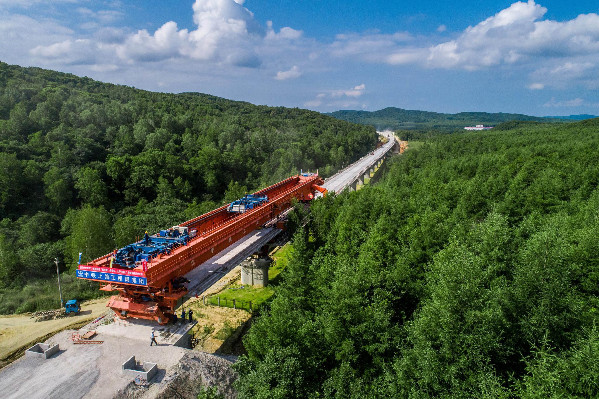 牡佳铁路佳木斯段架梁完成中国铁路工程集团有限公司 2020-07-23