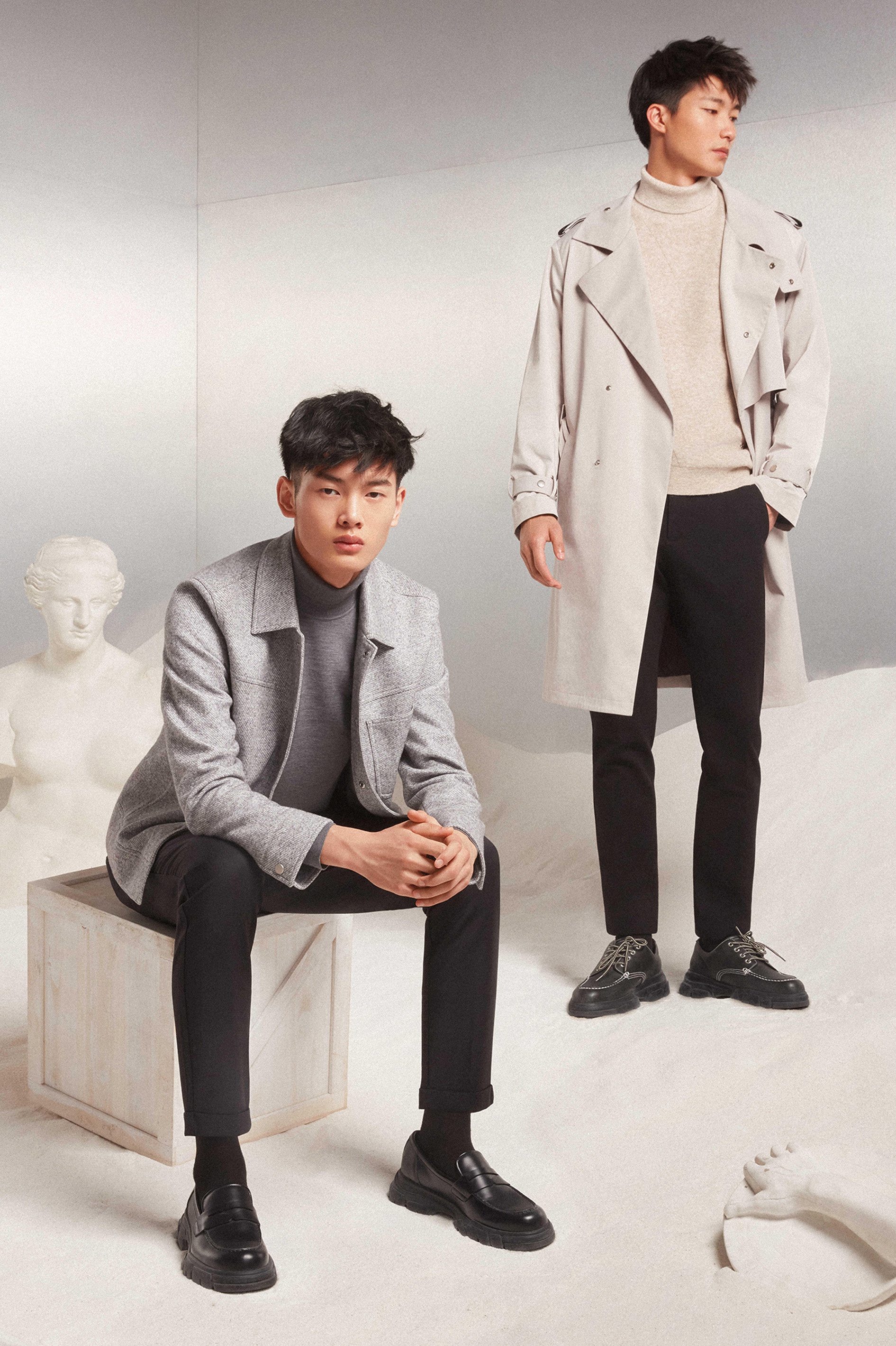 型塑时装心启自然boni堡尼男装2020秋冬广告形象片发布