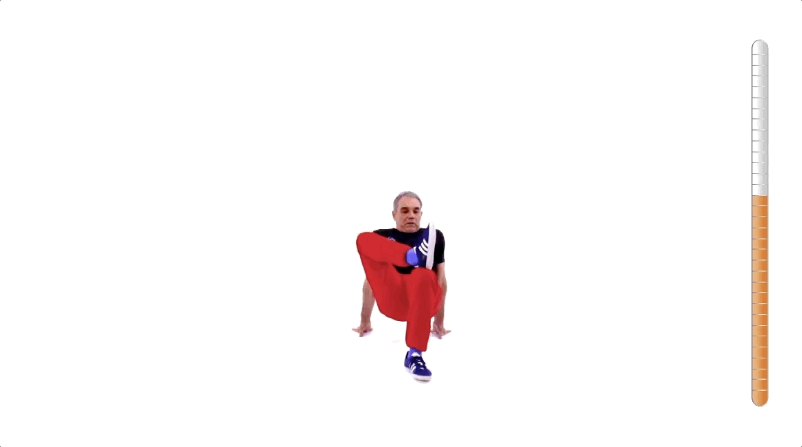 ▲ 全局视角（此动图来自跑步学院 POSE TV 会员计划）