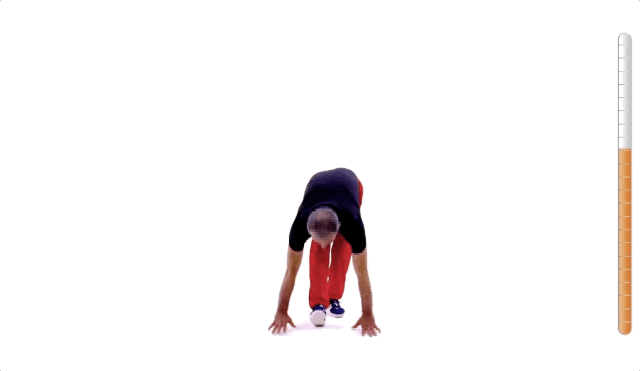 ▲ 全局视角（此动图来自跑步学院 POSE TV 会员计划）