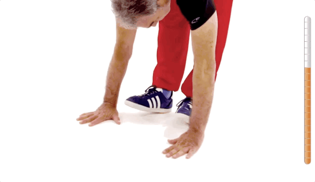 ▲ 局部视角（此动图来自跑步学院 POSE TV 会员计划）