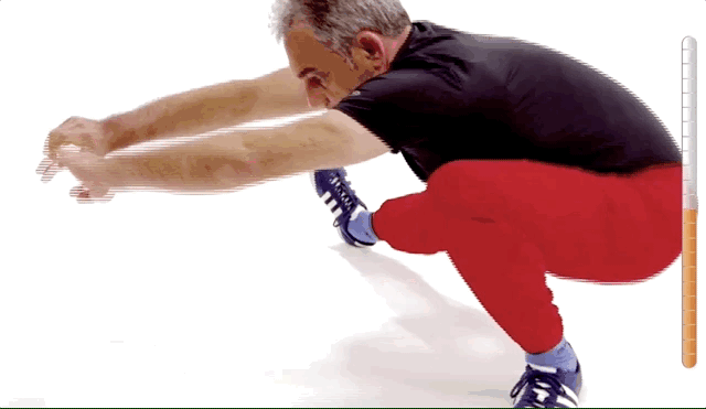 ▲ 局部视角（此动图来自跑步学院 POSE TV 会员计划）