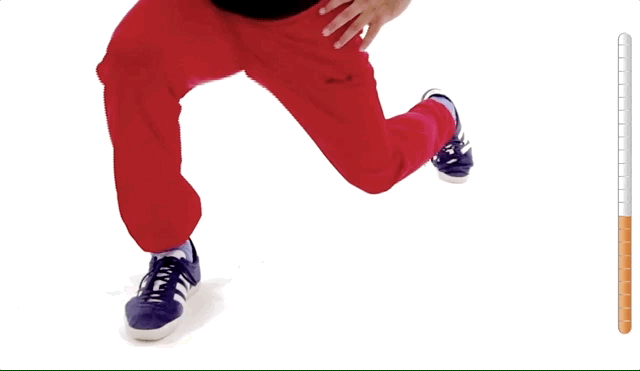 ▲ 局部视角（此动图来自跑步学院 POSE TV 会员计划）