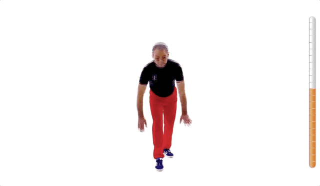 ▲ 全局视角（此动图来自跑步学院 POSE TV 会员计划）