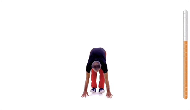 ▲ 全局视角（此动图来自跑步学院 POSE TV 会员计划）