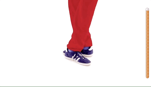 ▲ 局部视角（此动图来自跑步学院 POSE TV 会员计划）