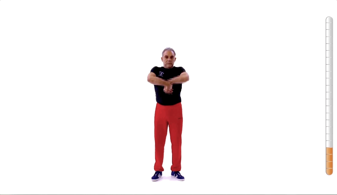 ▲ 全局视角（此动图来自跑步学院 POSE TV 会员计划）