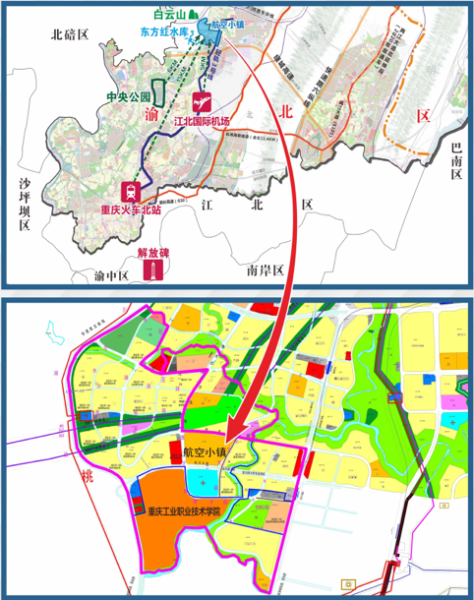 航空小镇道路规划