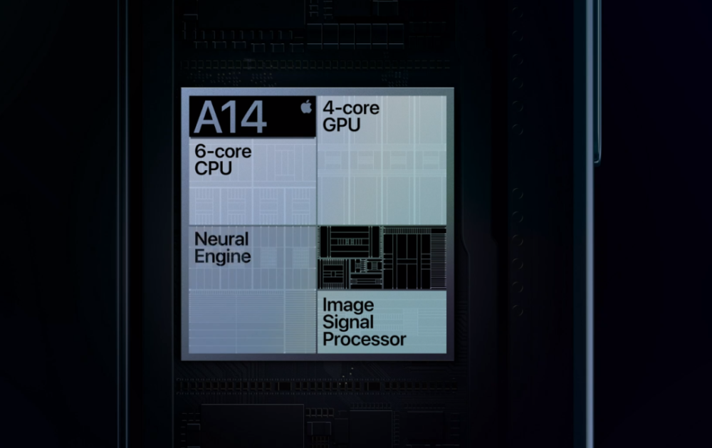 a14仿生芯片 图源/apple