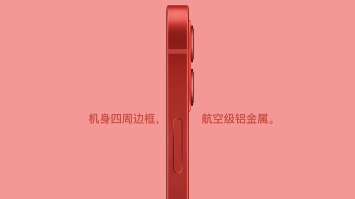 ▲ iPhone 12、12 mini 采用的是铝合金边框，12 Pro、Pro Max 则是不锈钢材质