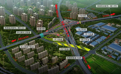 是2022年杭州亚运会重要的交通保障项目,是实现天目山快速路-艮山