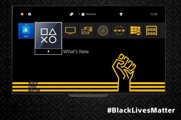 索尼推出black Lives Matter Ps4主题 玩家可免费下载 索尼 Ps4 新浪科技 新浪网