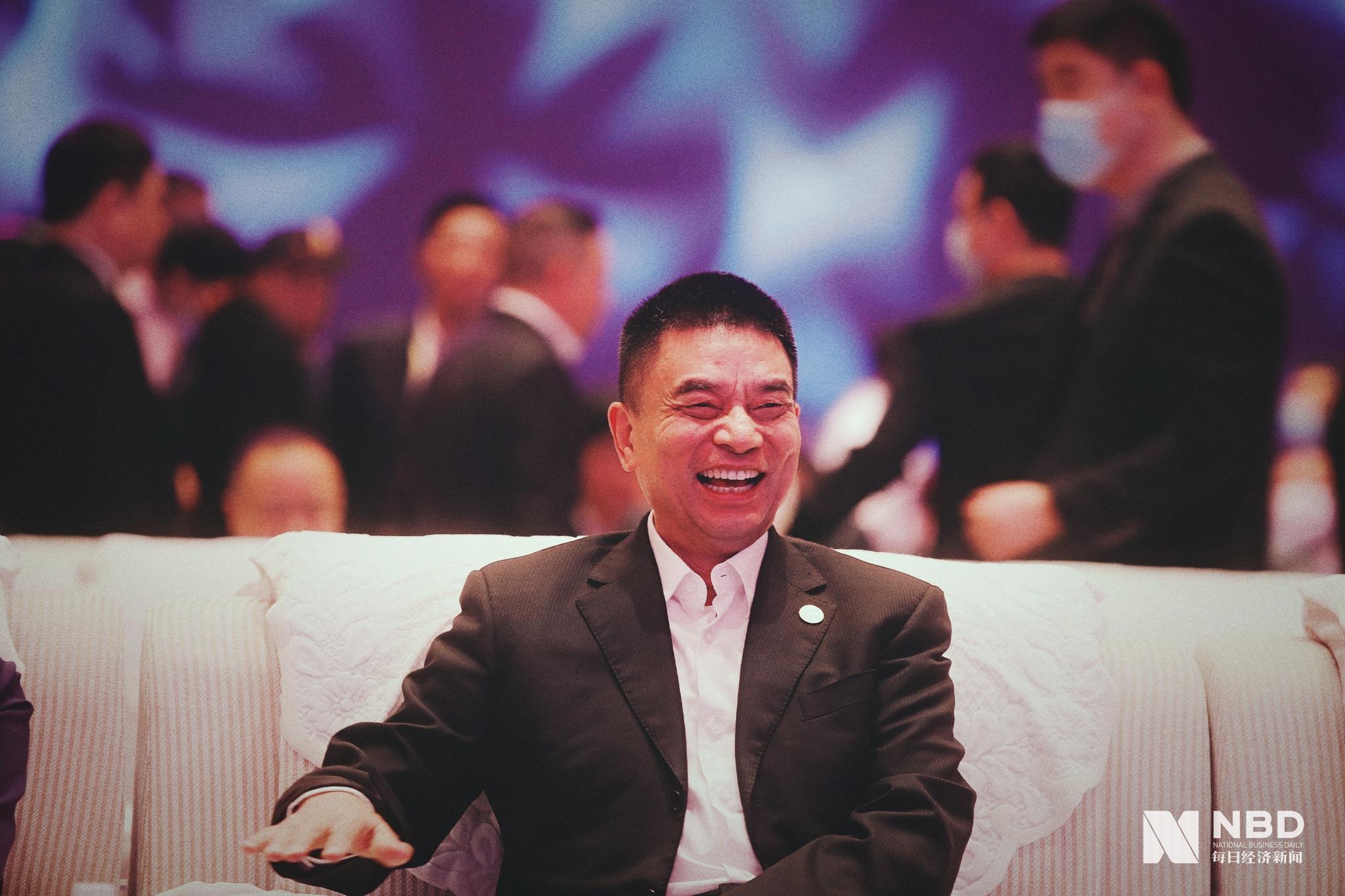 刘永好在论坛活动上 图片来源：每经记者 张建 摄