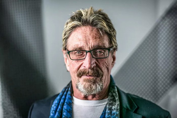 “杀毒软件之父”约翰·麦卡菲（John McAfee）