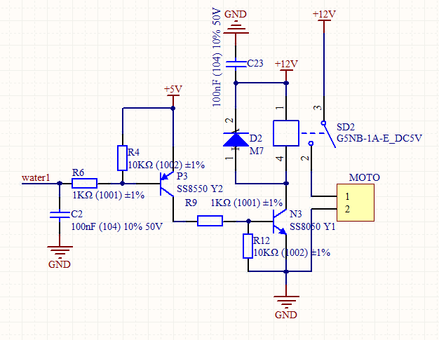 图7 净化冲洗系统电路设计