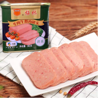 梅林午餐肉罐头发臭爬生蛆：厂家称不能保证产品
