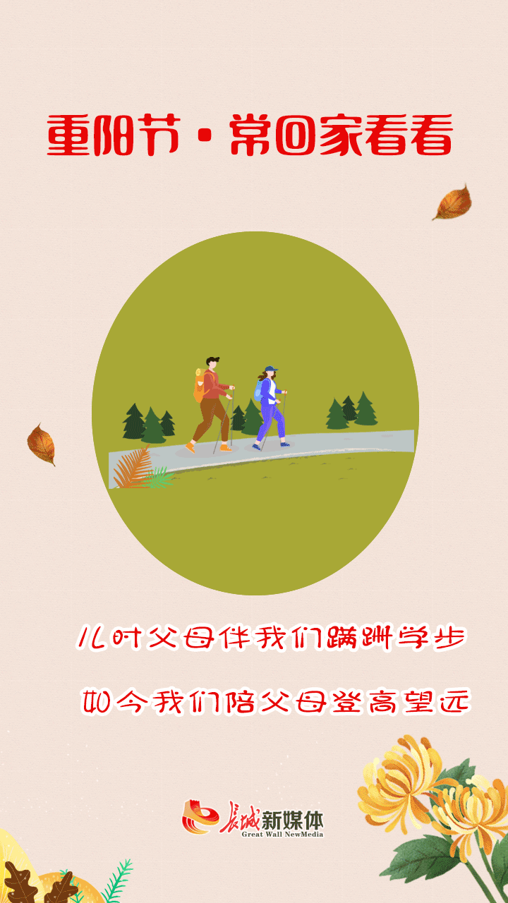 动海报派丨重阳节,常回家看看