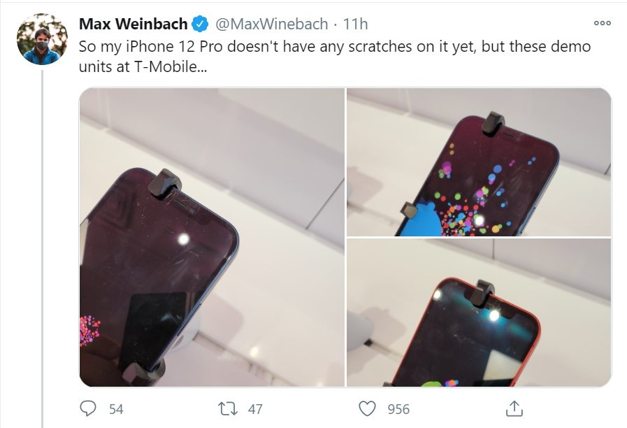 部分用户反映苹果iphone 12屏幕出现划痕 Iphone12 苹果 手机 新浪科技 新浪网 部分用户反映苹果iphone 12屏幕出现划痕 Iphone12 苹果 手机 新浪科技 新浪网