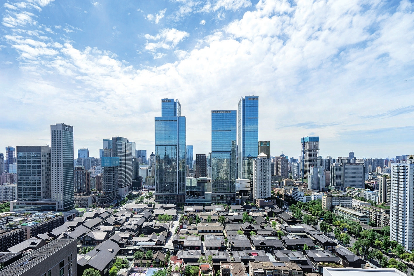 路,交子公园两大商圈"双核",做强消费引领功能&nbsp;成都市锦江区供图