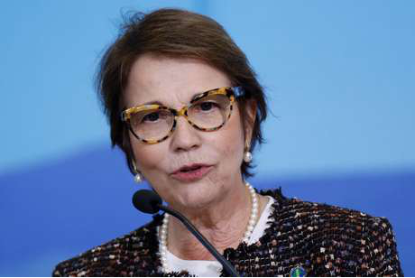 △巴西农业部长特雷莎·克里斯蒂娜 图片来源：巴西新闻网站Terra