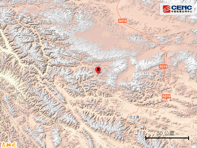 西藏阿里地区日土县发生38级地震