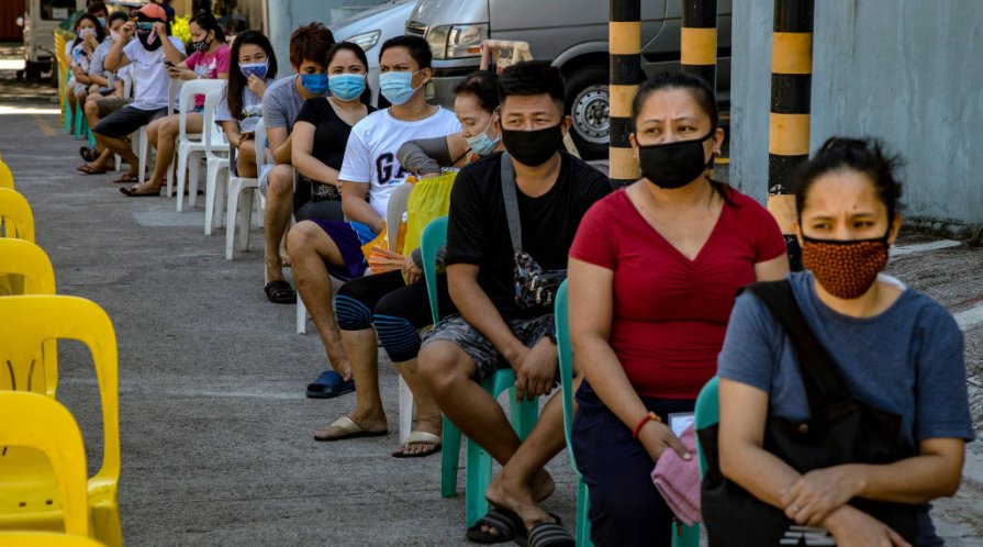 菲律宾新增2996例新冠肺炎确诊病例 累计确诊334770例