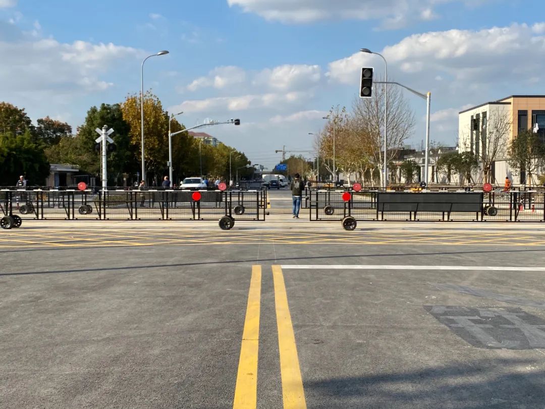 交大人北一门出行更便利都市路灯辉路剑川路今早通车