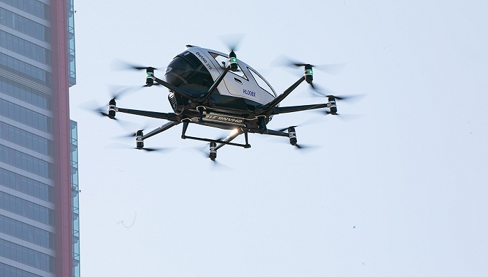 韩国试飞中国制造“空中出租车” “打飞的”或将成真