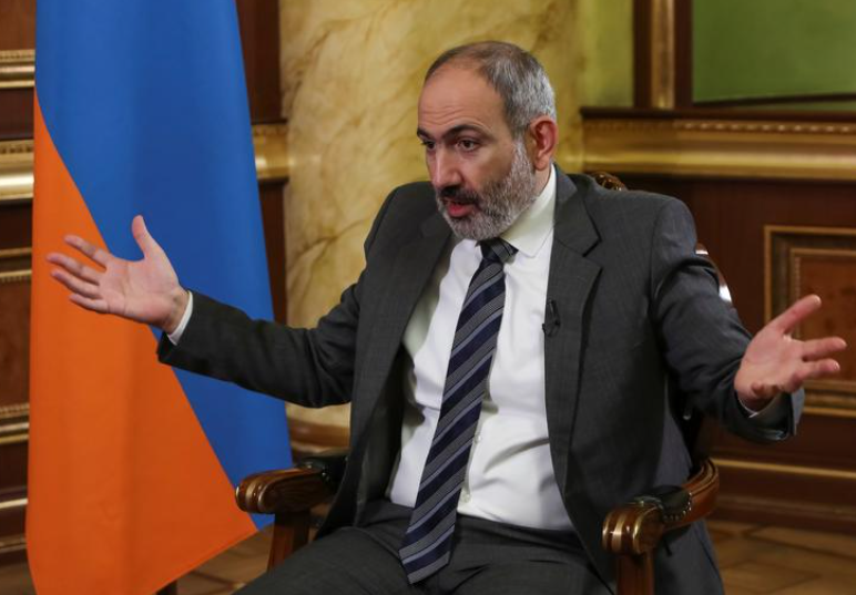  亚美尼亚总理帕希尼扬（图源：路透社）