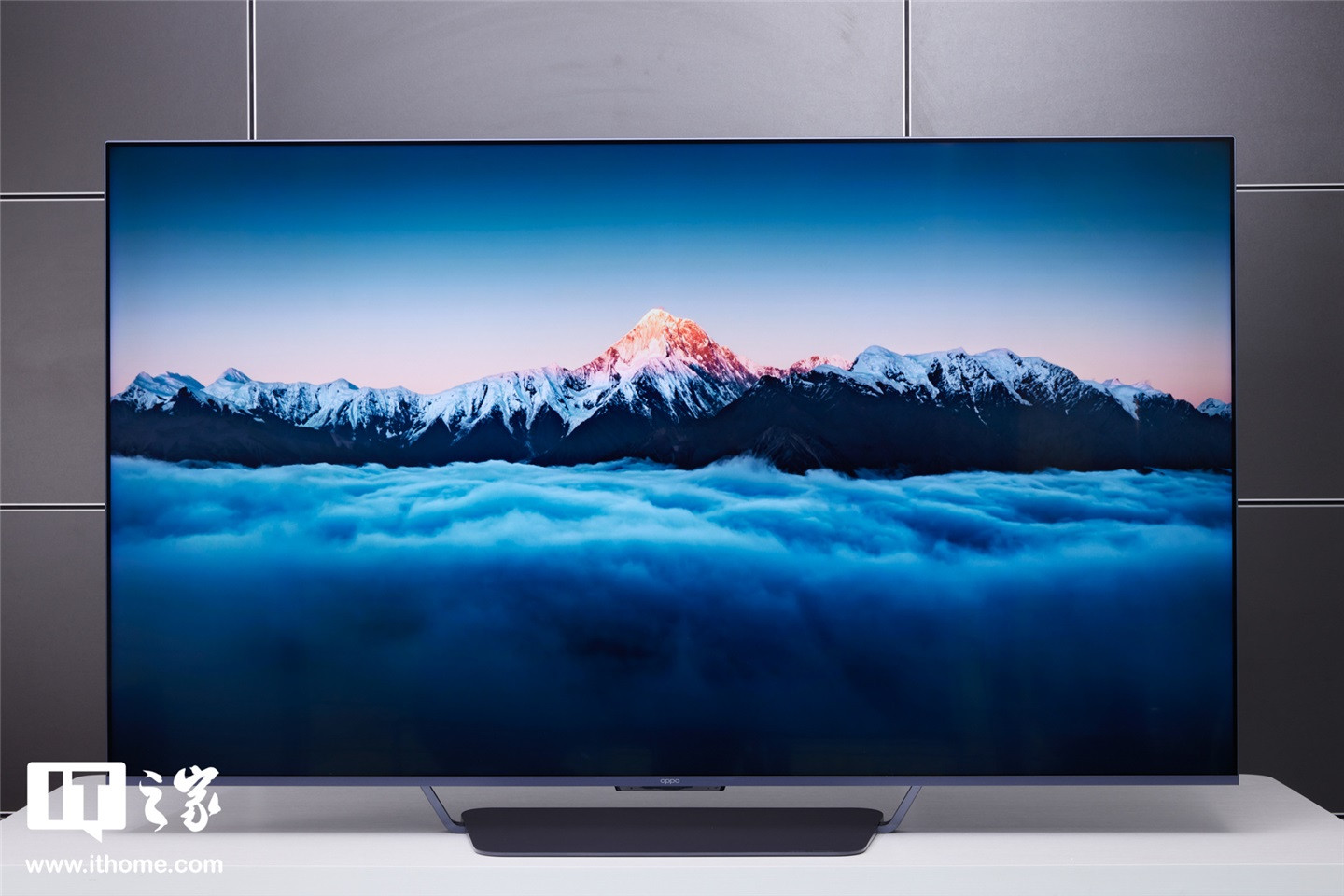 it之家开箱oppo智能电视s1图赏4kqled量子点屏幕悬浮震撼