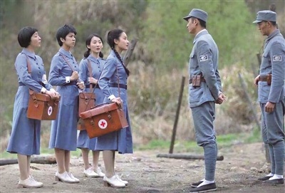 图为近日在网络平台全面下架的抗日战争剧《雷霆战将》的剧中场景。（资料图片，图片来源：中纪委网站）