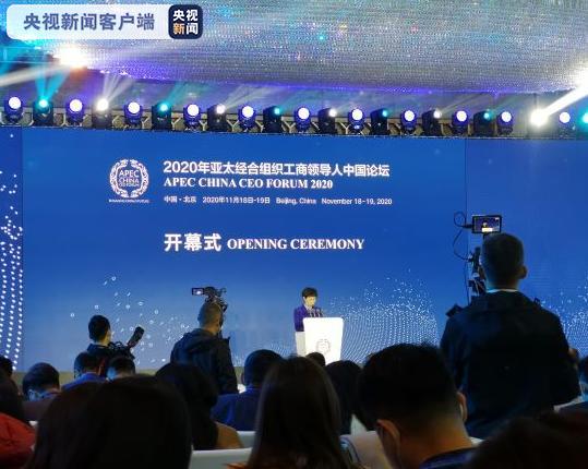 2020年APEC工商领导人中国论坛在京举行