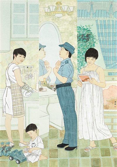 用工笔捕捉时代新象|工笔|画家_新浪科技_新浪网