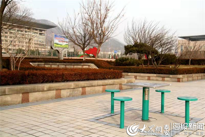 泰安泰山广场新增10套棋牌桌