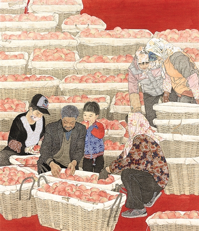 用工笔捕捉时代新象|工笔|画家_新浪科技_新浪网