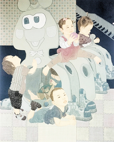 用工笔捕捉时代新象|工笔|画家_新浪科技_新浪网