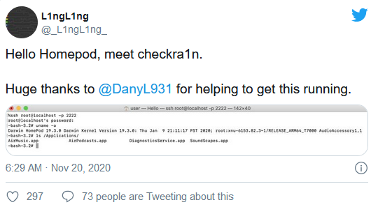 首个homepod越狱事件引发对智能音箱黑客潜力的猜测 智能音箱 Homepod 芯片 新浪科技 新浪网