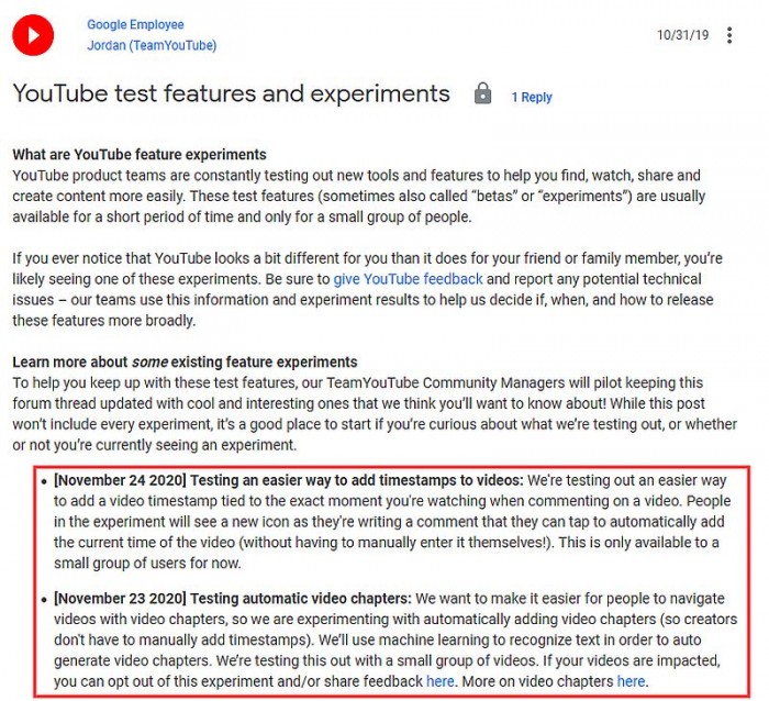 图 Youtube正测试通过ai帮创作者划分视频章节 新浪财经 新浪网 图 Youtube正测试通过ai帮创作者划分视频章节 新浪财经 新浪网