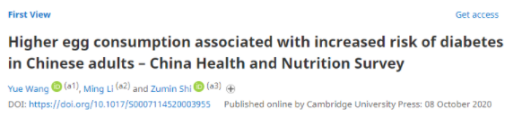 截图来源：British Journal of Nutrition