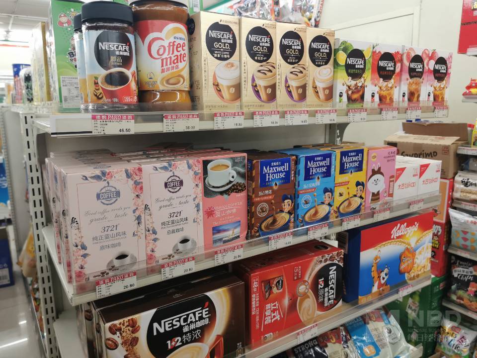 以八宝粥为代表的食品点心,雀巢即饮咖啡和其他即饮饮品