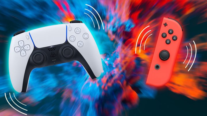 ▲ PS5 手柄使用的触觉反馈技术来自于 Immersion 公司，后者同样将该技术应用在任天堂 Switch 的 Joy-Con 手柄上