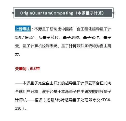 中国量子计算领跑者 本源量子入选2020全球 50家聪明公司 手机新浪网